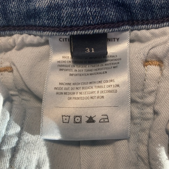 Citizens of Humanity Skyla Mid-rise slim jeans in blue, size 31 - Picture 4 of 6